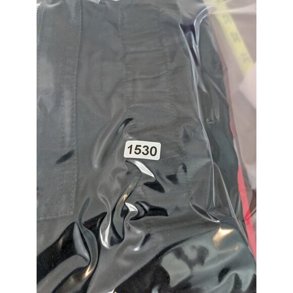 Lou & Gray Linen Micro Mini Skirt S Black Zipper Detail Stretchy Waist Pockets - Picture 8 of 9